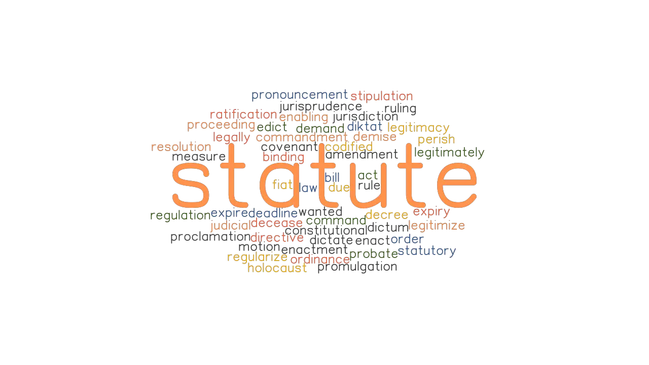 STATUTE Synonyms And Related Words What Is Another Word For STATUTE 