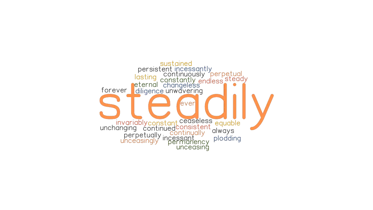 STEADILY Synonyms And Related Words What Is Another Word For STEADILY 