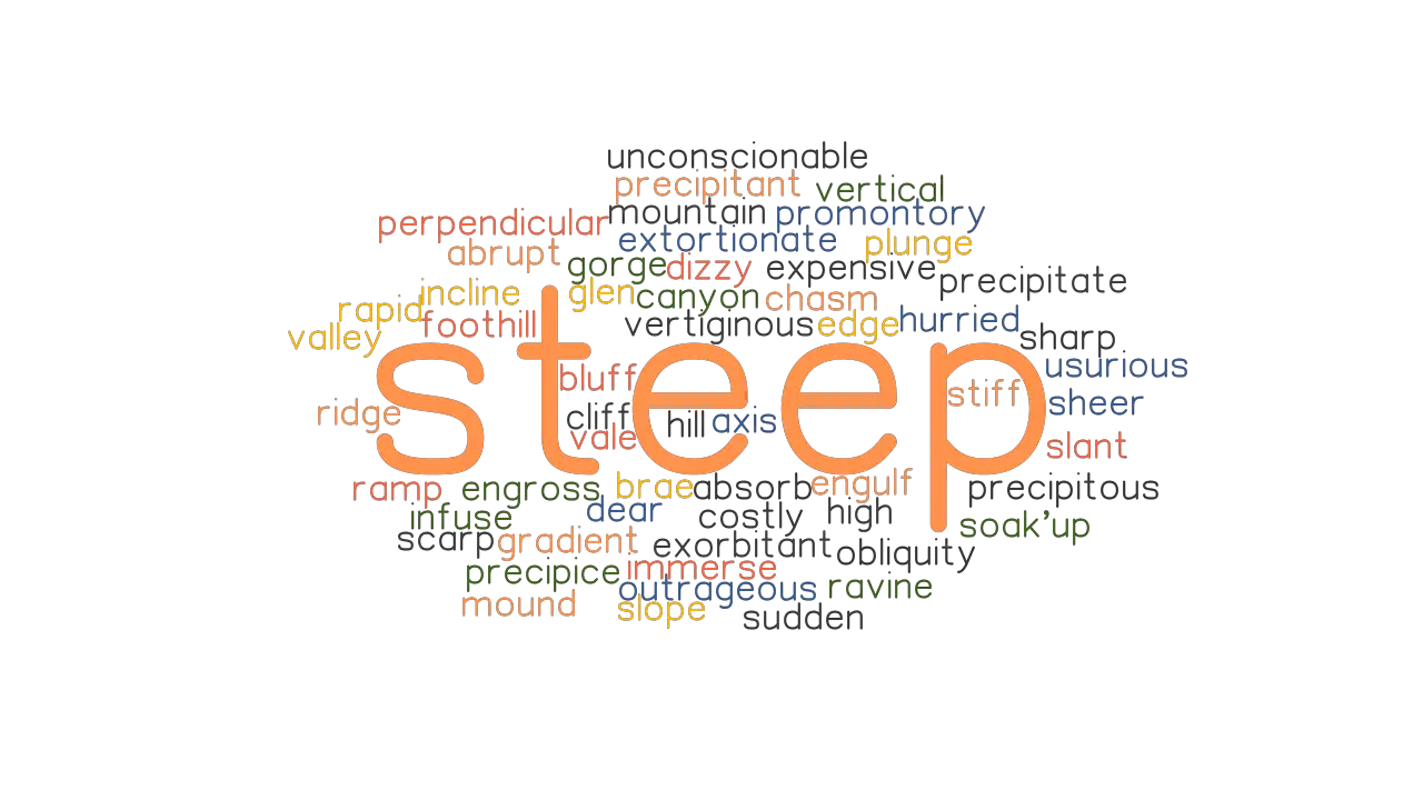 STEEP Synonyms And Related Words What Is Another Word For STEEP 