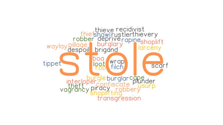 STOLE Synonyms And Related Words What Is Another Word For STOLE 