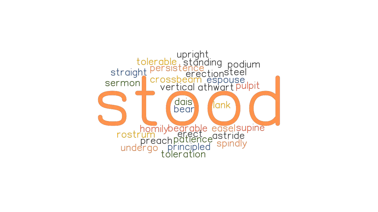 STOOD Synonyms And Related Words What Is Another Word For STOOD 