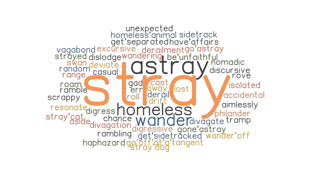 STRAY Synonyms and Related Words. What is Another Word for STRAY