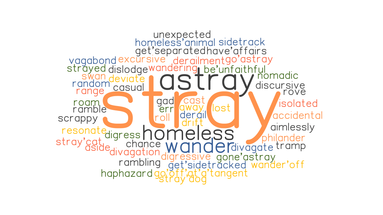 STRAY Synonyms And Related Words What Is Another Word For STRAY 