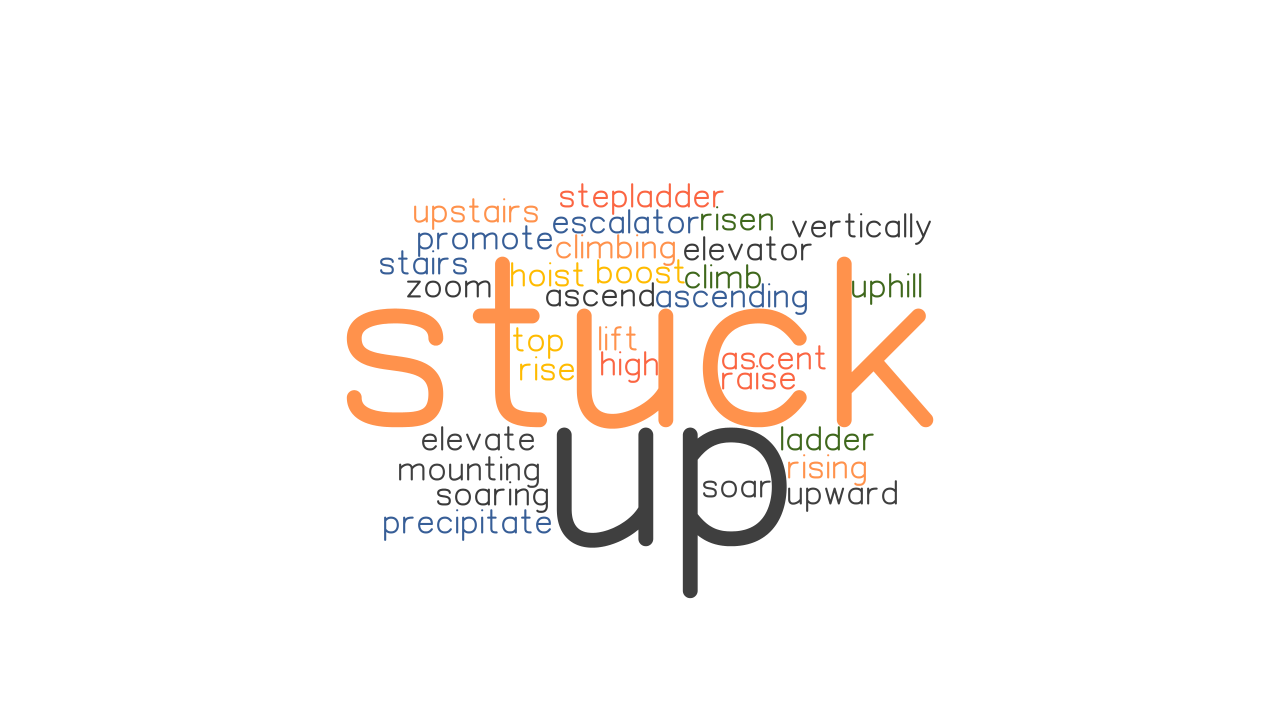 STUCK UP Synonyms And Related Words What Is Another Word For STUCK UP 