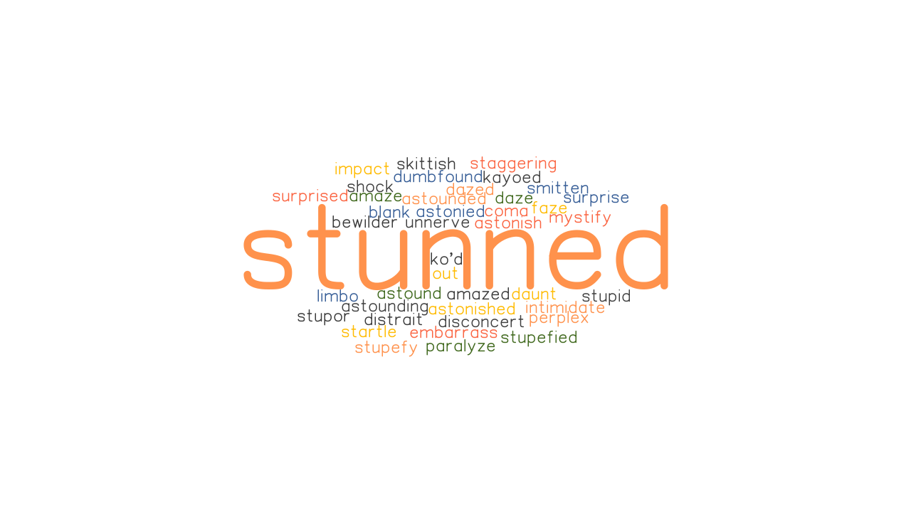 STUNNED Synonyms And Related Words What Is Another Word For STUNNED 