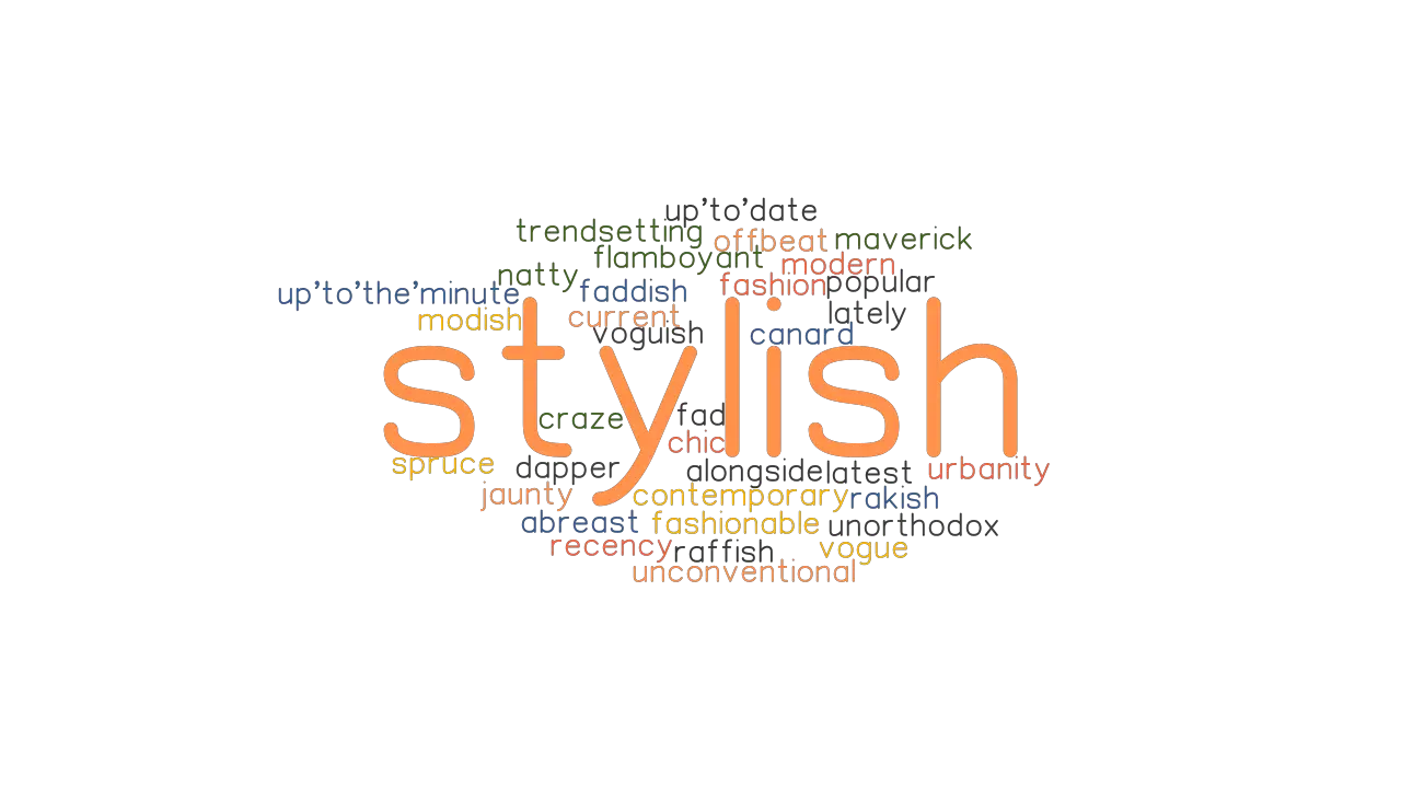 STYLISH Synonyms And Related Words What Is Another Word For STYLISH 