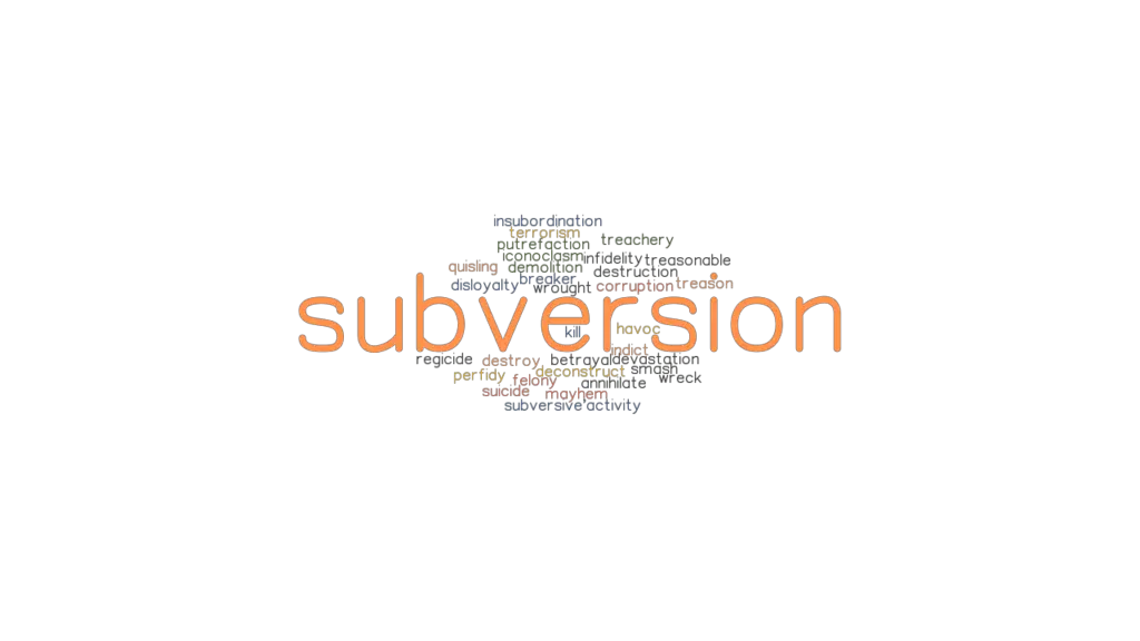 synonym subvert