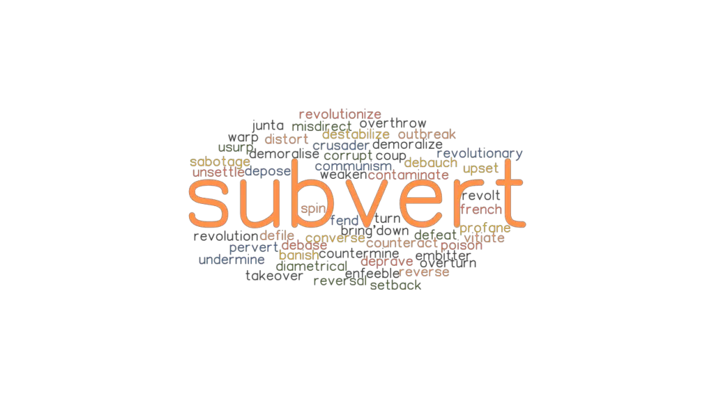 subvert synonym