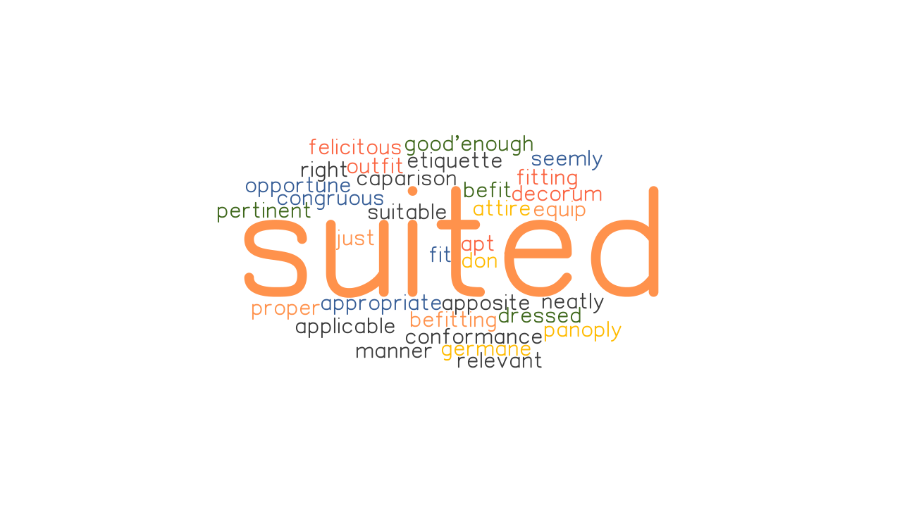 SUITED Synonyms And Related Words What Is Another Word For SUITED 