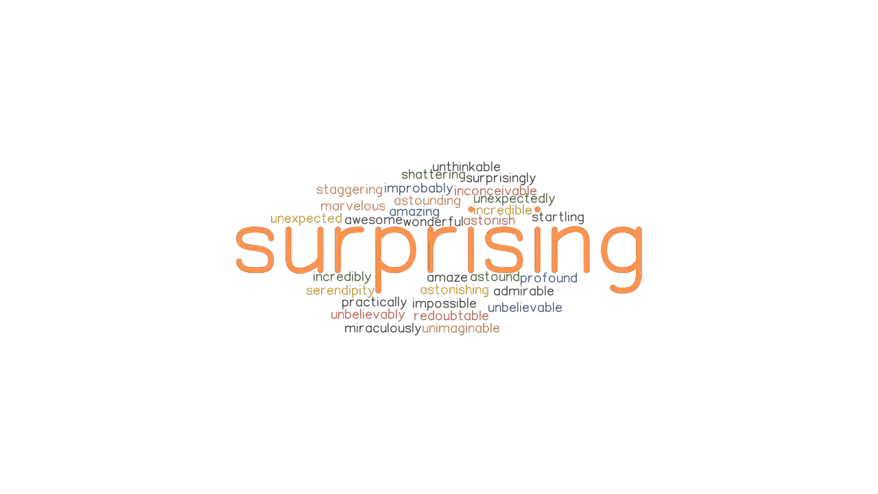 SURPRISING Synonyms And Related Words What Is Another Word For 