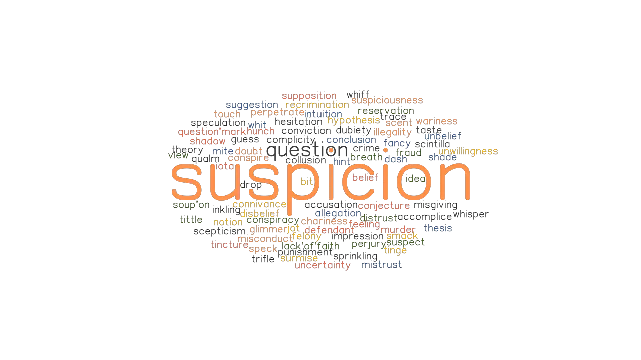 SUSPICION Synonyms And Related Words What Is Another Word For 