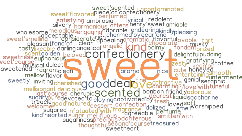 SWEET Synonyms And Related Words What Is Another Word For SWEET 