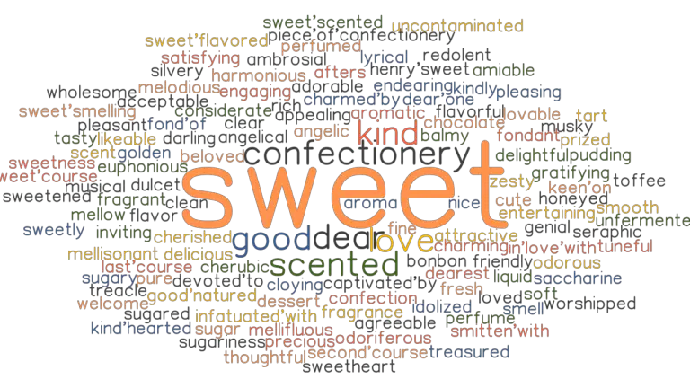 SWEET Synonyms And Related Words What Is Another Word For SWEET 