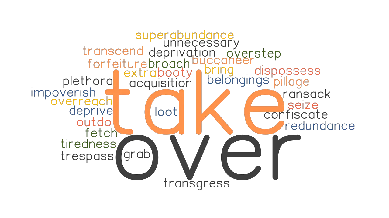 TAKE OVER Synonyms And Related Words What Is Another Word For TAKE 