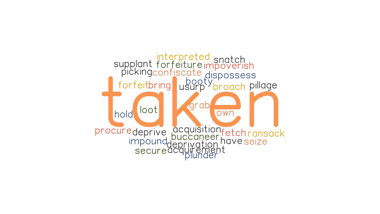 TAKEN Synonyms And Related Words What Is Another Word For TAKEN 