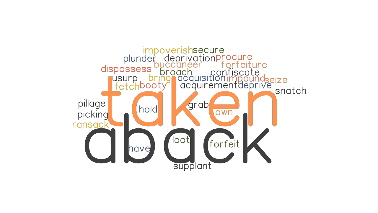 TAKEN ABACK Synonyms And Related Words What Is Another Word For TAKEN 