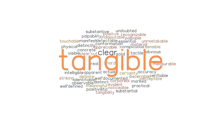 TANGIBLE Synonyms And Related Words What Is Another Word For TANGIBLE 