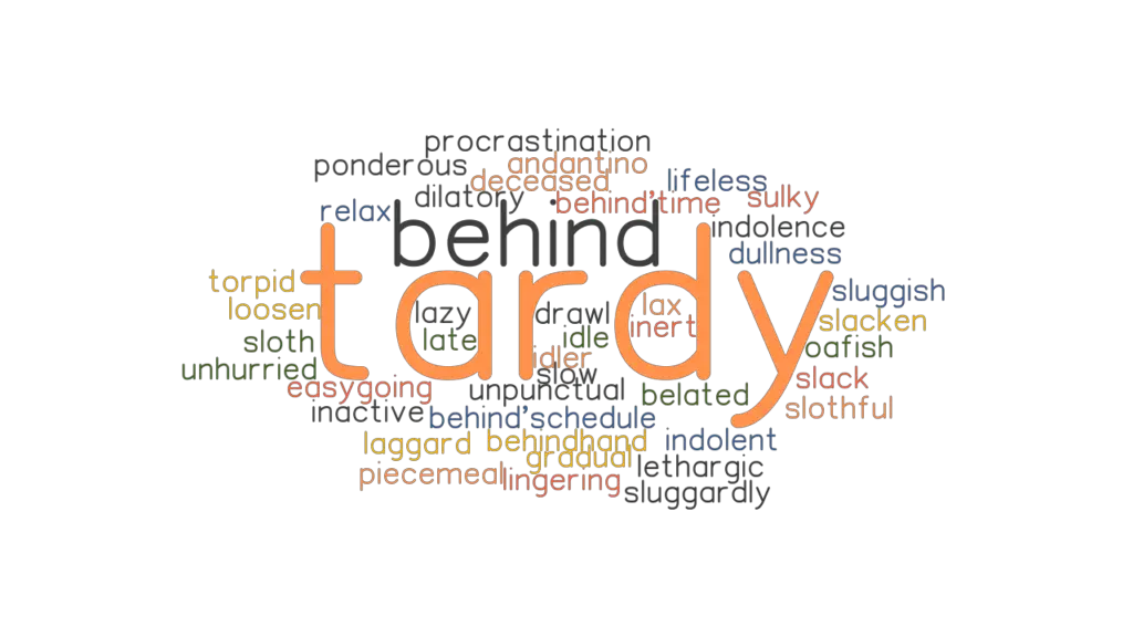 TARDY Synonyms And Related Words What Is Another Word For TARDY 