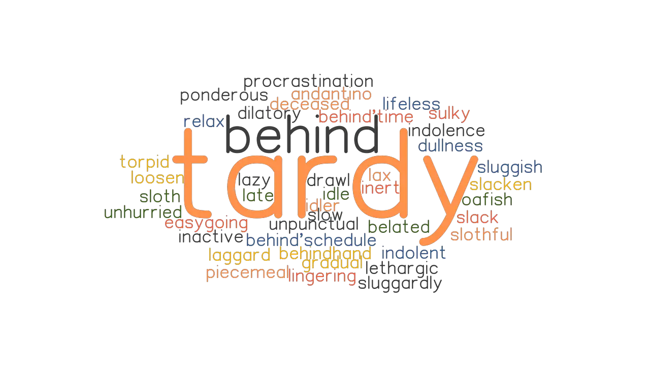 TARDY Synonyms And Related Words What Is Another Word For TARDY 