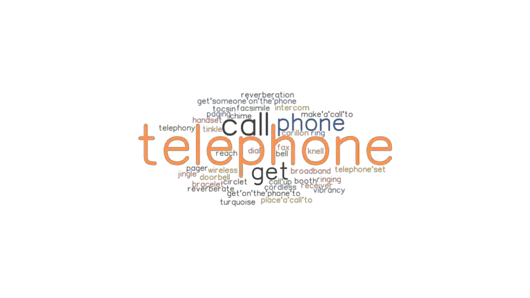 TELEPHONE Synonyms And Related Words What Is Another Word For 