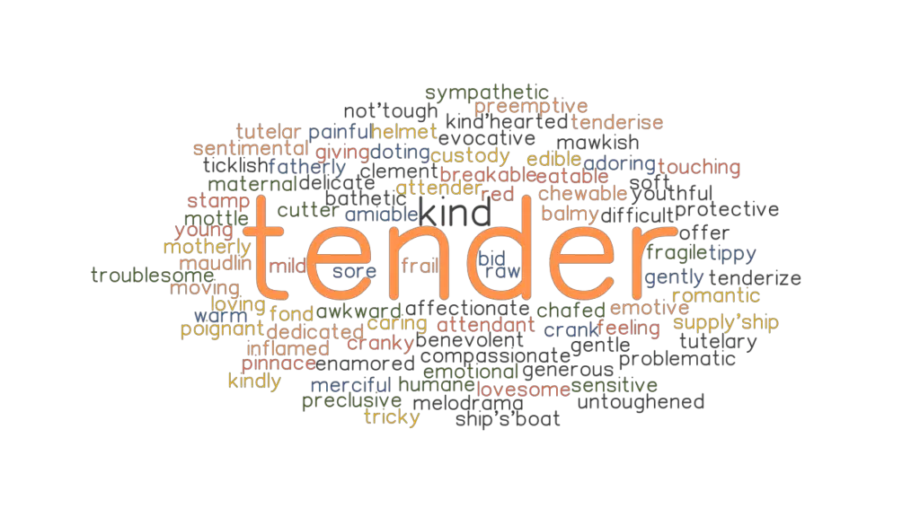 tender-synonyms-and-related-words-what-is-another-word-for-tender