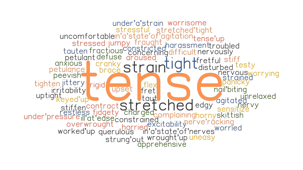 TENSE Synonyms And Related Words What Is Another Word For TENSE 