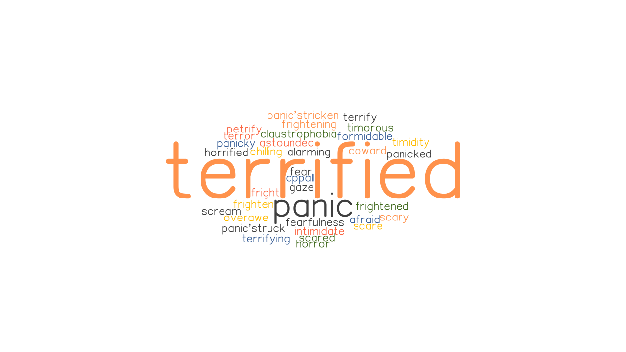 TERRIFIED Synonyms And Related Words What Is Another Word For 