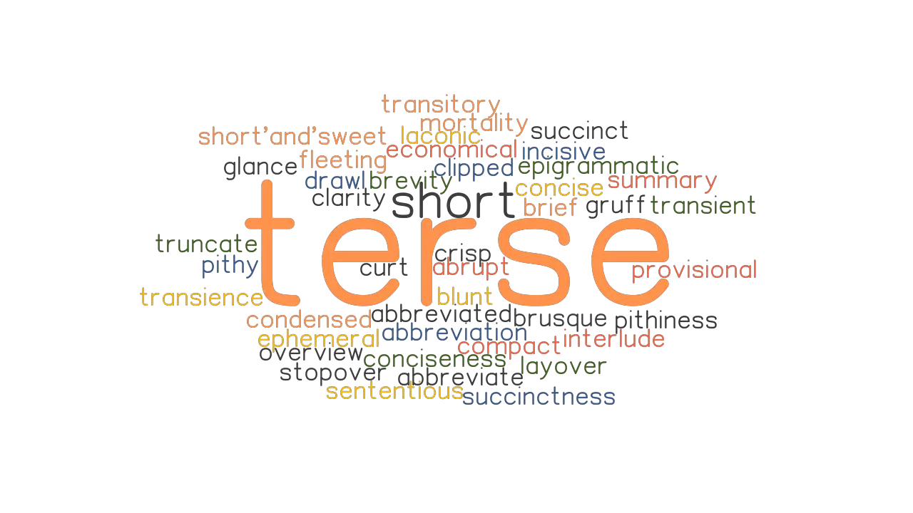 TERSE Synonyms And Related Words What Is Another Word For TERSE 