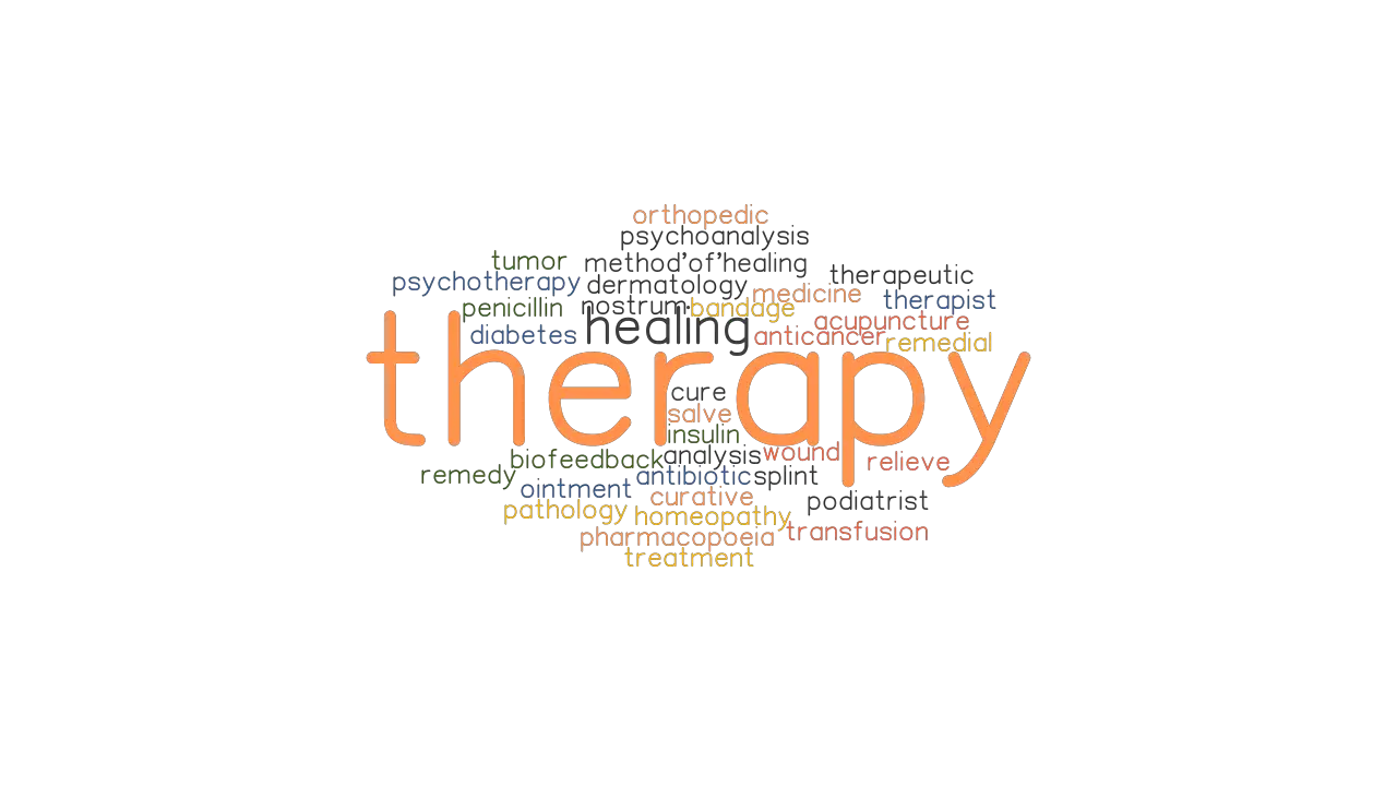 THERAPY Synonyms And Related Words What Is Another Word For THERAPY 