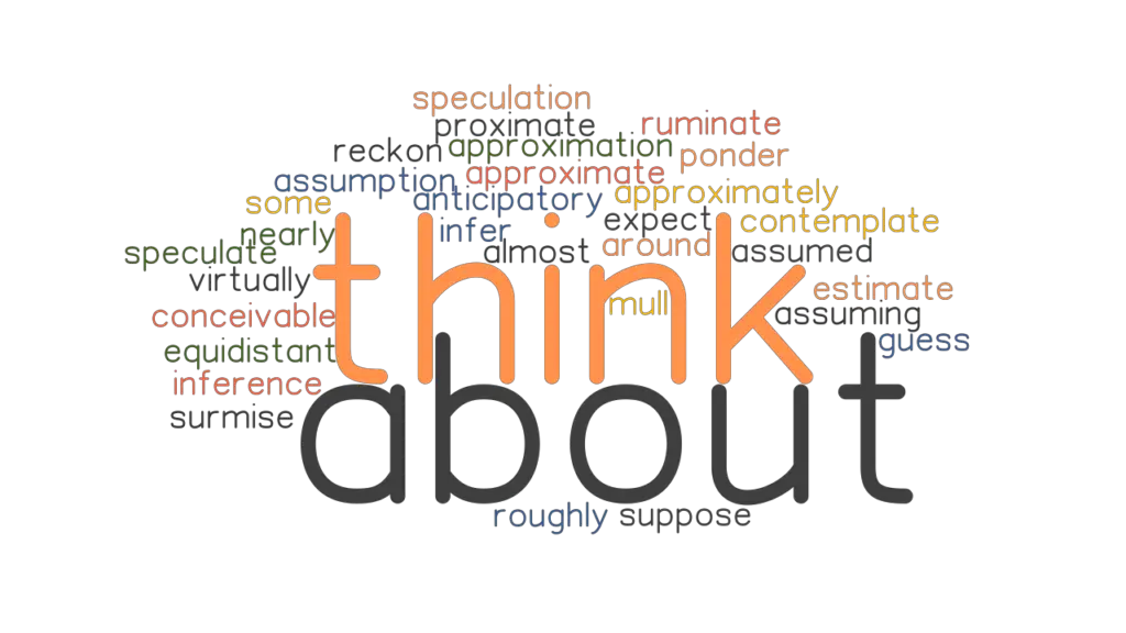 Think About Synonyms And Related Words What Is Another Word For Think
