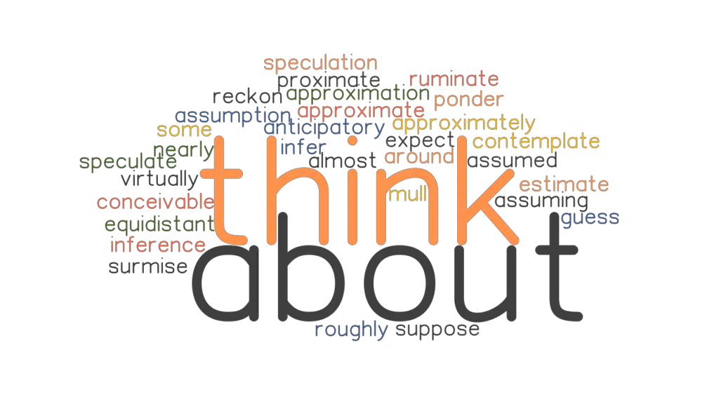 THINK ABOUT Synonyms And Related Words What Is Another Word For THINK 