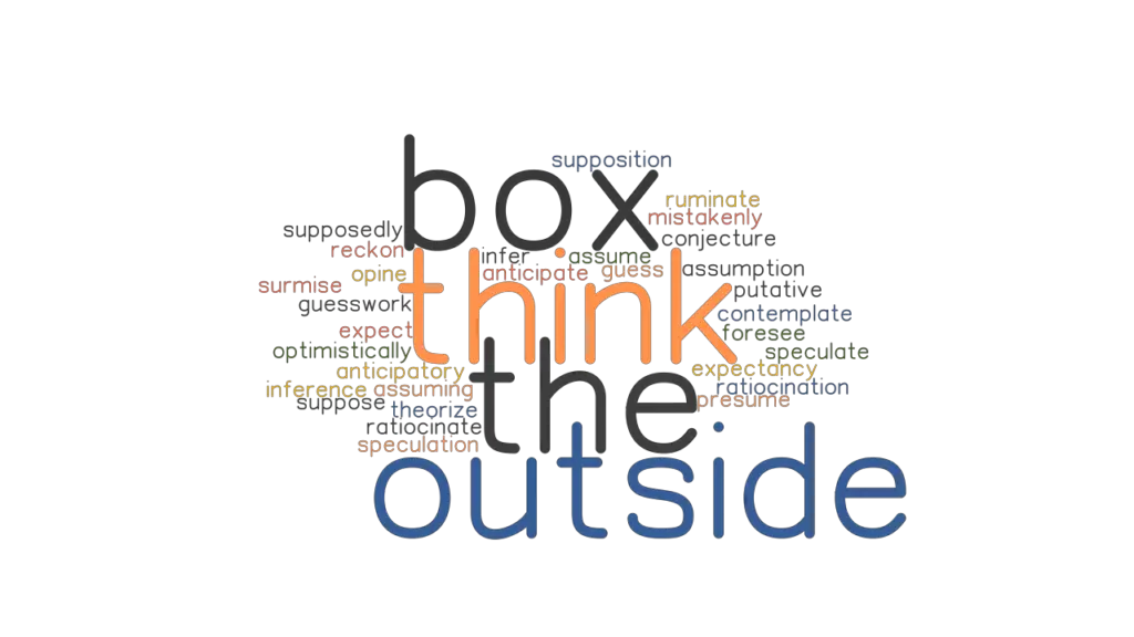 THINK OUTSIDE THE BOX Synonyms And Related Words What Is Another Word 