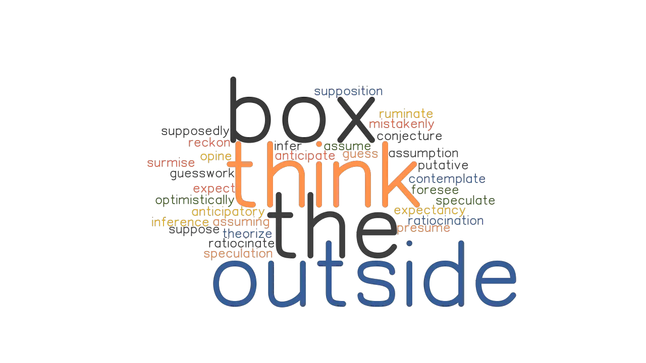 THINK OUTSIDE THE BOX Synonyms And Related Words What Is Another Word 