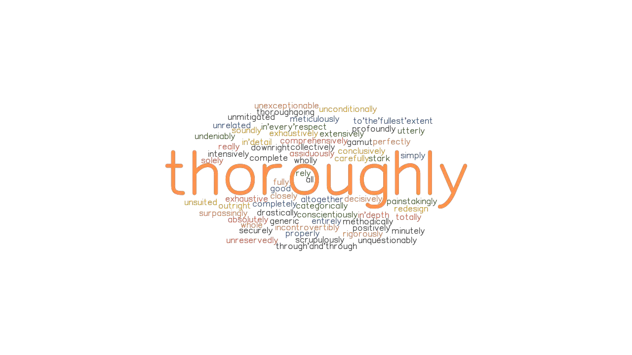 THOROUGHLY Synonyms And Related Words What Is Another Word For 