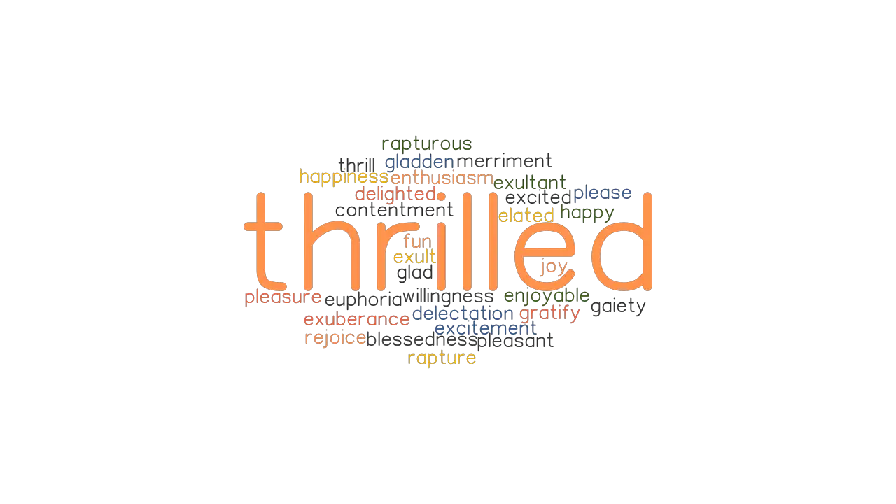 THRILLED Synonyms And Related Words What Is Another Word For THRILLED 