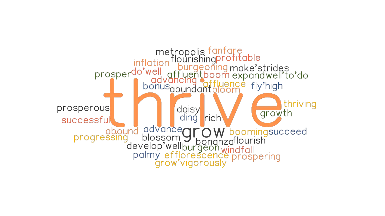 THRIVE Synonyms And Related Words What Is Another Word For THRIVE 