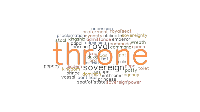 THRONE Synonyms And Related Words What Is Another Word For THRONE 