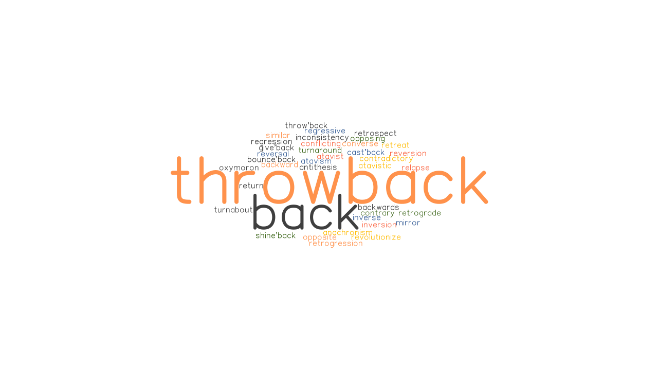 THROWBACK Synonyms And Related Words What Is Another Word For 