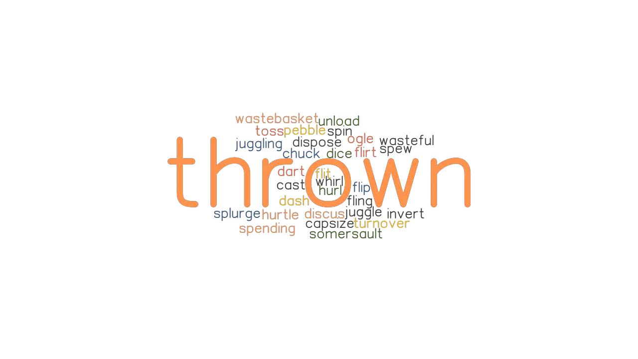 THROWN Synonyms And Related Words What Is Another Word For THROWN 