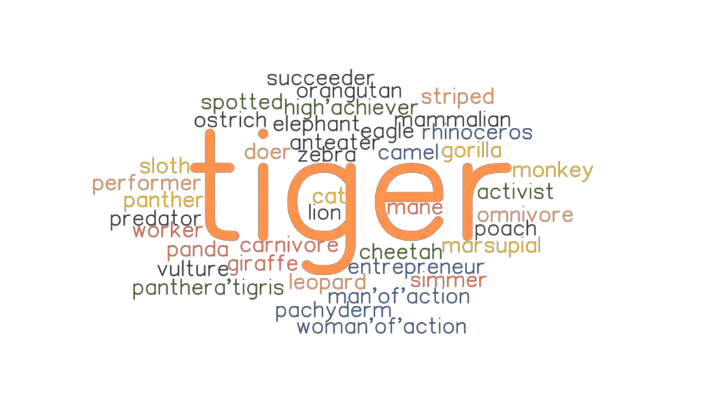 TIGER Synonyms and Related Words. What is Another Word for TIGER