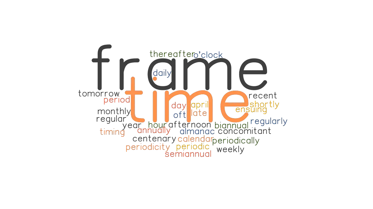 TIME FRAME Synonyms And Related Words What Is Another Word For TIME 