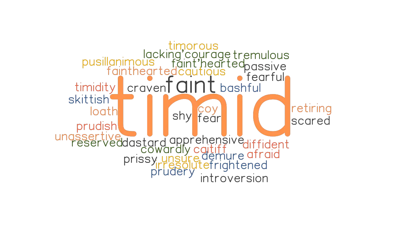 TIMID Synonyms And Related Words What Is Another Word For TIMID 