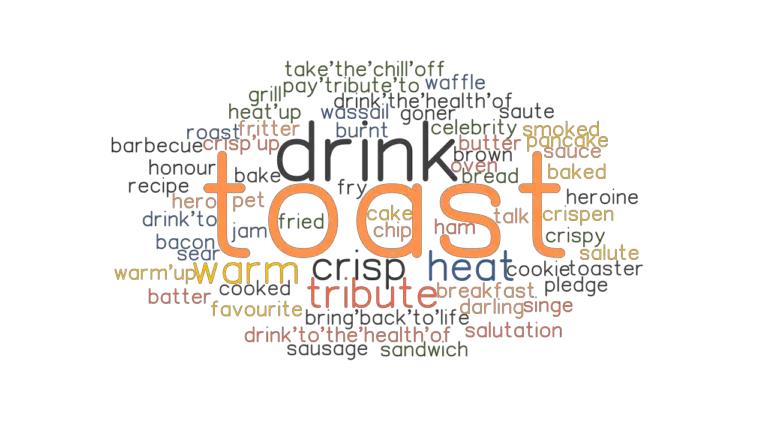 TOAST: Synonyms and Related Words. What is Another Word for TOAST