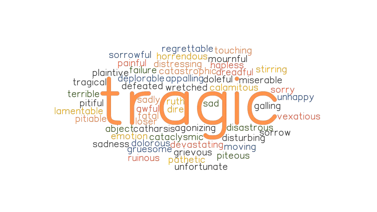 TRAGIC Synonyms And Related Words What Is Another Word For TRAGIC 