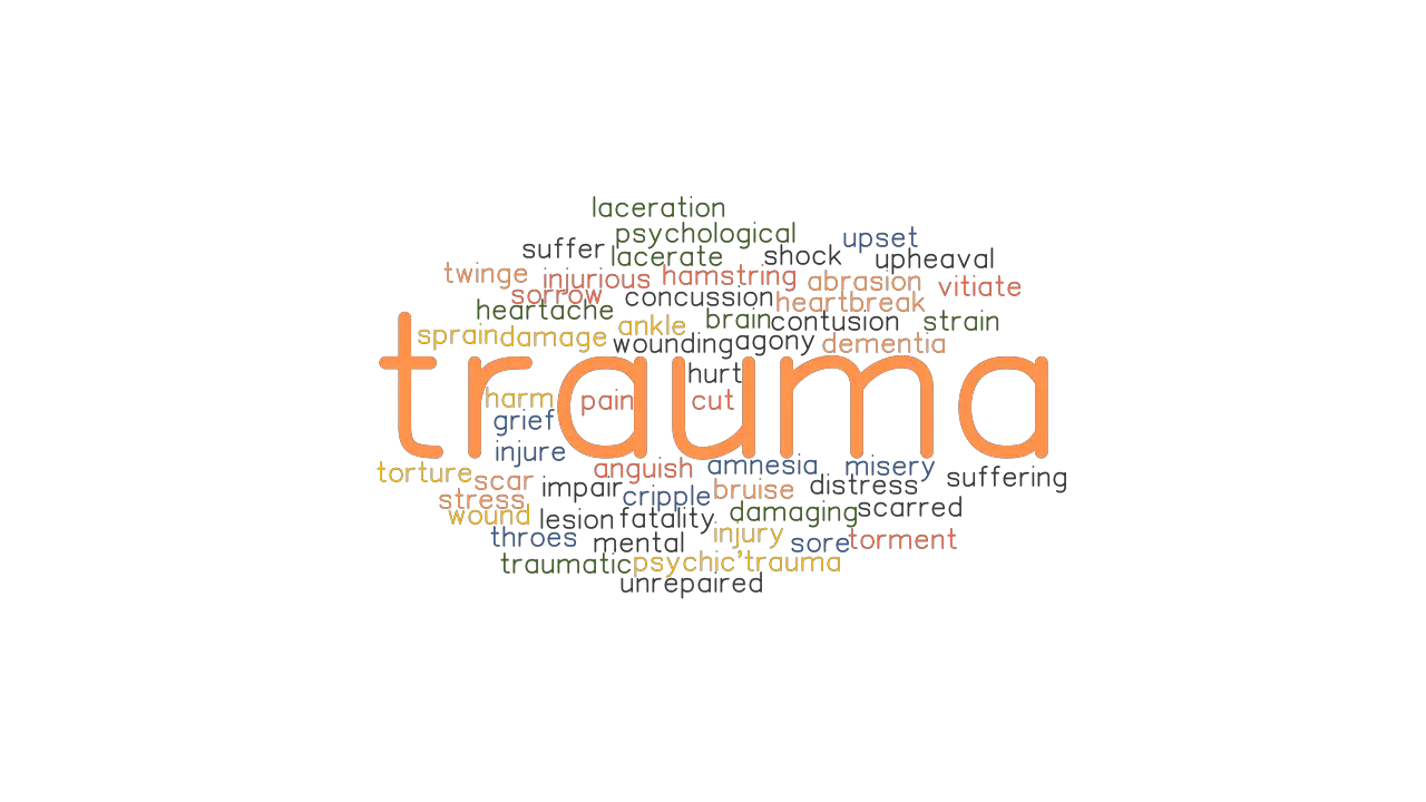 another word for trauma