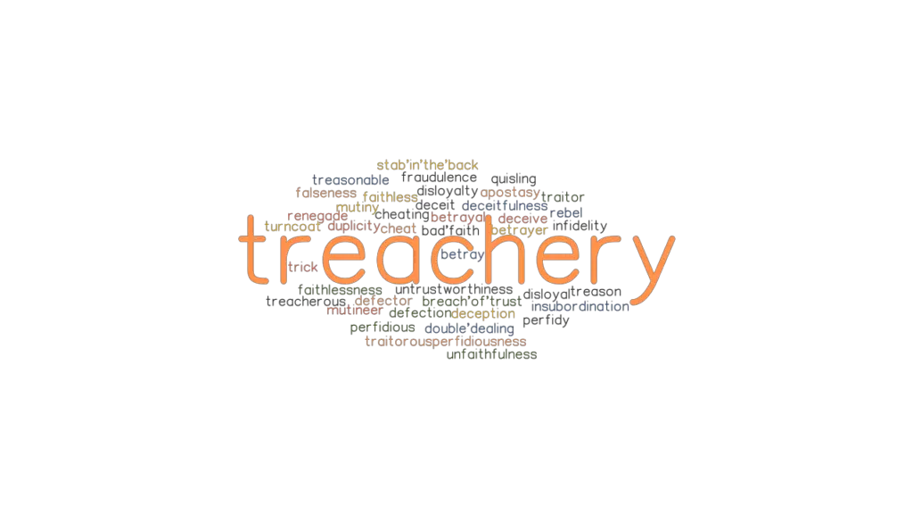 TREACHERY Synonyms And Related Words What Is Another Word For 