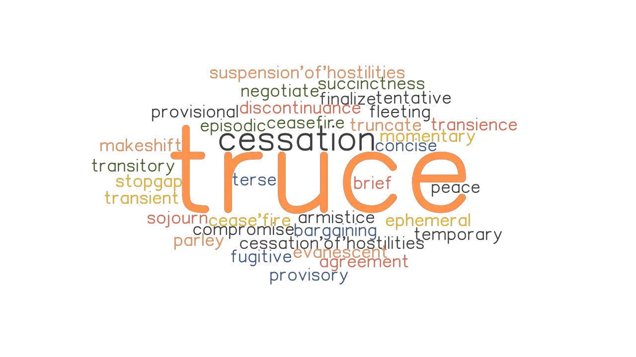 TRUCE Synonyms And Related Words What Is Another Word For TRUCE 