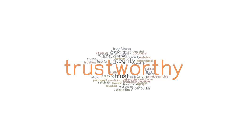 TRUSTWORTHY Synonyms And Related Words What Is Another Word For 