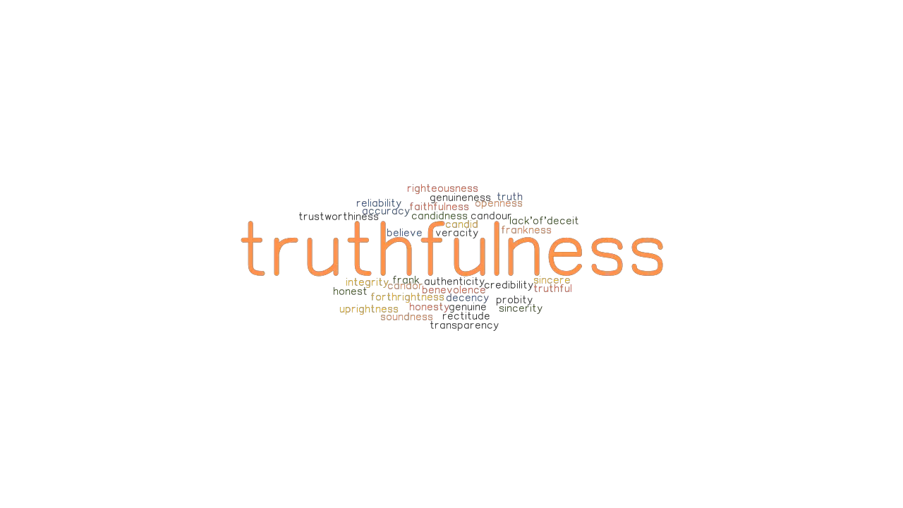 TRUTHFULNESS Synonyms And Related Words What Is Another Word For 