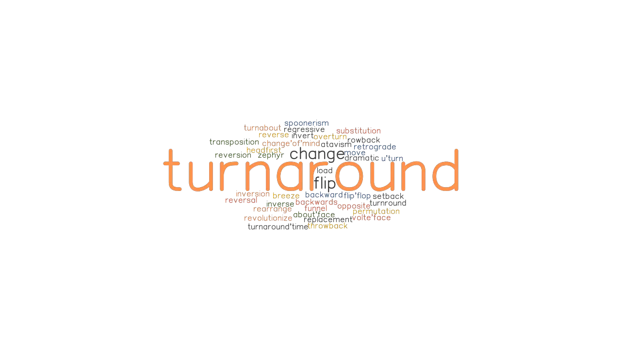 TURNAROUND Synonyms And Related Words What Is Another Word For 